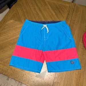 NoNetz Blue and Pink Swim Shorts